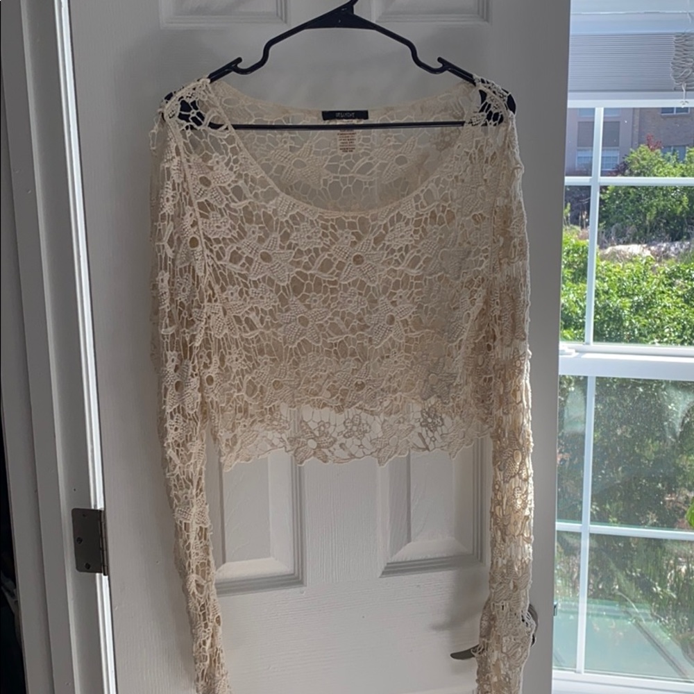 Crochet crop top